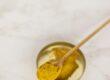 stainless steel spoon on clear glass bowl